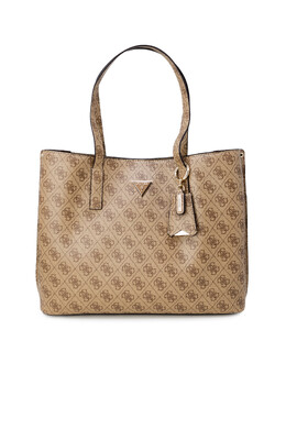 Сумка Guess с принтом, бежевый 84446 | beige