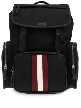 Bally logo-patch backpack 28700615