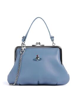 Сумка на плечо из кожи наппа Granny из овчины Vivienne Westwood, синий 4b010005w-l001l-k404 | blau