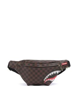 Поясная сумка Sharks in Paris Blur из искусственной кожи Sprayground, коричневый 910b6850nsz | braun/schwarz