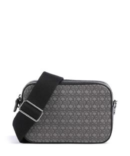 Сумка через плечо Tebe Monogram из зерненой кожи, хлопок Coccinelle, серый e5swj55i101-736 | grau/schwarz