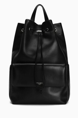 Dolce & Gabbana Drawstring Backpack in Leather 217921099_13