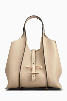 Tod's Mini T Timeless Shopping Bag in Leather 218150259_7762