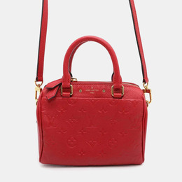 Louis Vuitton Red Monogram Empreinte Leather Speedy Bandouliere 20 Bag 1111249