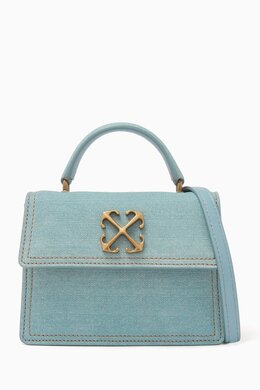 Off-White Baby Jitney Bag in Denim 217982182_14