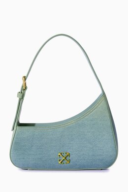 Off-White Jitney Shoulder Bag in Denim 217982181_14