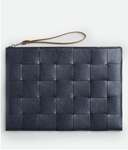 Большая плоская сумка Bottega Veneta 649616vbwd64070 | космос / коричневый оттенок
