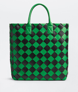 Сумка-шоппер Bottega Veneta 569041vmaa03715 | трава / черный