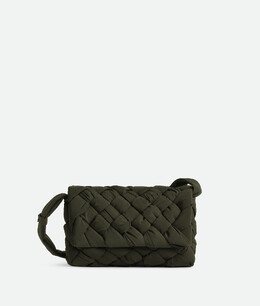 Маленькая мятая сумка-мессенджер Bottega Veneta 795498v4ge13203 | природный