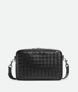 Сумка для фотокамеры Intrecciato Bottega Veneta, черный 755925v2hl18803 | черный