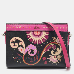 Etro Multicolor Printed Coated Canvas Frame Crossbody Bag 1112781