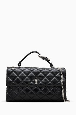Marc Jacobs The Medium Quilted Dual Shoulder Bag in Leather 218096023_13