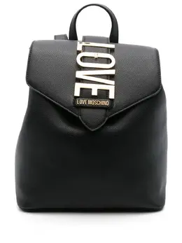 Love Moschino logo-plaque backpack 28593397
