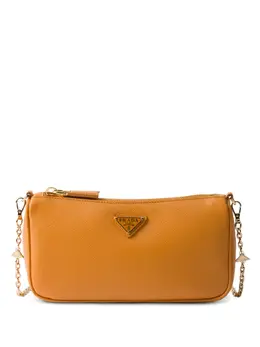 Prada mini Saffiano leather shoulder bag 28893395