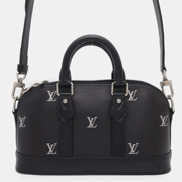 Louis Vuitton Noir Calf Leather Alma Eeast West Bag 1111221
