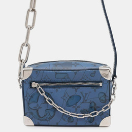 Louis Vuitton Blue Monogram Aqua Garden Mini Soft Trunk Bag 1111231