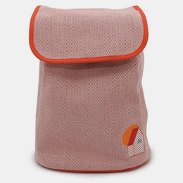 Hermes Orange / Framboise Cotton Les Cabanes Backpack 1111210