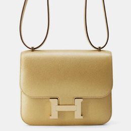 Hermes Dore Chamkilight Chevre Constance III Mini Bag 1111198