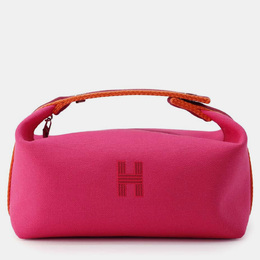 Hermes Hibiscus Canvas Bride- A -Bac PM Bag 1111195