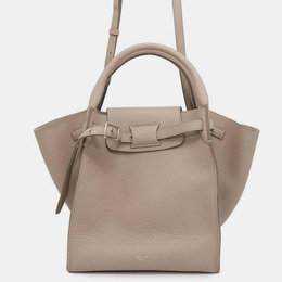 Celine Big Bag Light Taupe Calf Leather Small Size Bag 1111140