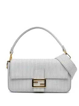 Fendi 2010-2024 Striped Jersey Baguette satchel 28951052