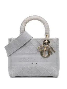 Christian Dior 2020 Medium Canvas Cannage Lady D Lite satchel 29057468