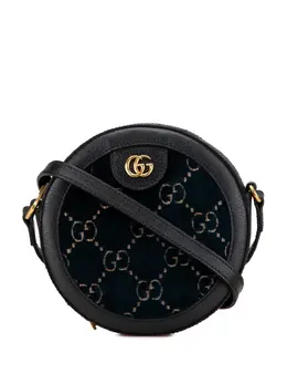 Gucci 2016-2024 GG Velvet Ophidia Round crossbody bag 28978151