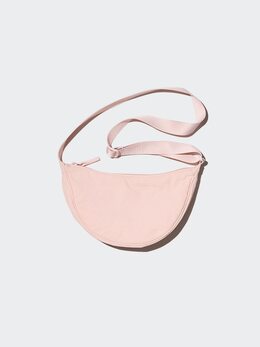 Круглая мини-сумка через плечо Uniqlo, цвет 10 розовый 470040 | 10 pink