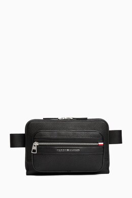 Tommy Hilfiger TH Central Metal Logo Belt Bag in Faux Leather 218062427_13