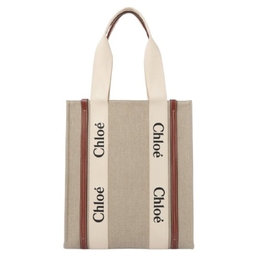 Chloe Woody Canvas Tote Bag chc24ss366i2627s