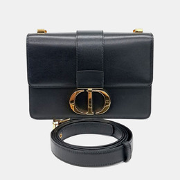 Christian Dior Black Leather 30 Montaigne Chain Bag 1111945