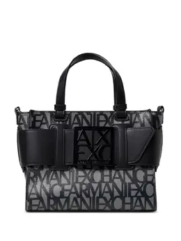 Armani Exchange logo-plaque tote bag 28979552