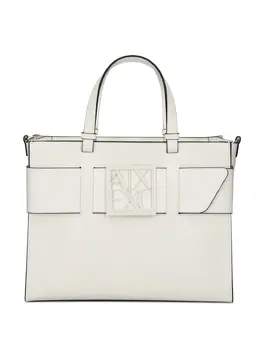 Armani Exchange logo-plaque tote bag 28979527