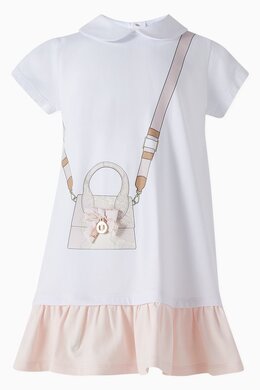 Alviero Martini Bag Printed Ruffle Dress in Cotton 218128156_26