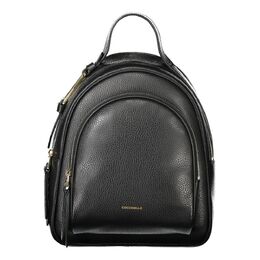 Coccinelle Black Leather Backpack co-34867