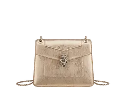 Сумка через плечо Serpenti forever для дневного и вечернего ношения Bvlgari, золотой 294245 | light gold