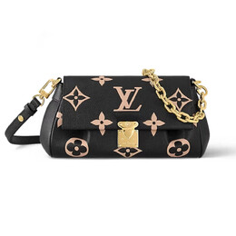 Сумка Louis Vuitton Favorite, черный/бежевый m45859 | black/cream
