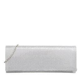 Сумка envelope lame' silver + Gedebe, серебряный a0333079 | silberfarben