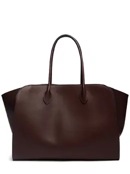 The Row Marlo 17 Saddle Leather Tote Bag 81iaic001-q0htuw2