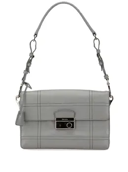 Prada 2010-2024 Saffiano Soft Stitched Sound Lock shoulder bag 29164604