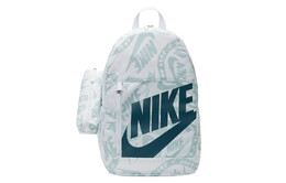 Детский рюкзак Nike, Белая жеода, голубая fb2818-100 | white splice geode cyan