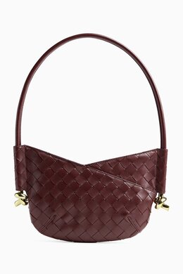 Bottega Veneta Baby Solstice Shoulder Bag in Intrecciato Leather 218169084_16