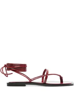 Philosophy Di Lorenzo Serafini patent flat sandals 29000395