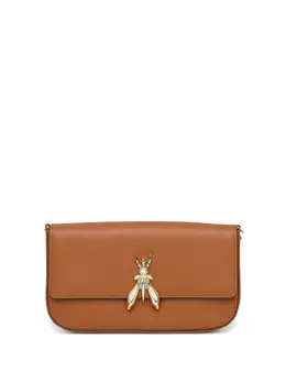 Patrizia Pepe Fly leather clutch bag 28388396