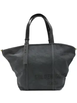Golden Goose logo print shopping bag 29174567