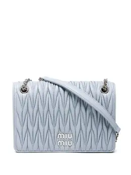 Miu Miu 2020-2024 matelassé leather shoulder bag 29108766