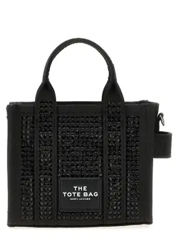 Marc Jacobs-The Crystal Canvas Crossbody Tote Borse A Tracolla Nero-Donna 51733403959636