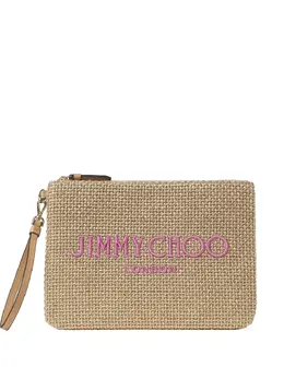 Jimmy Choo raffia clutch bag 28760866