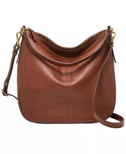 Женская кожаная сумка-хобо Jolie Fossil, коричневый 11236791 | brown