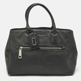 Marc Jacobs Black Leather Large Recruit East West Tote 1116764